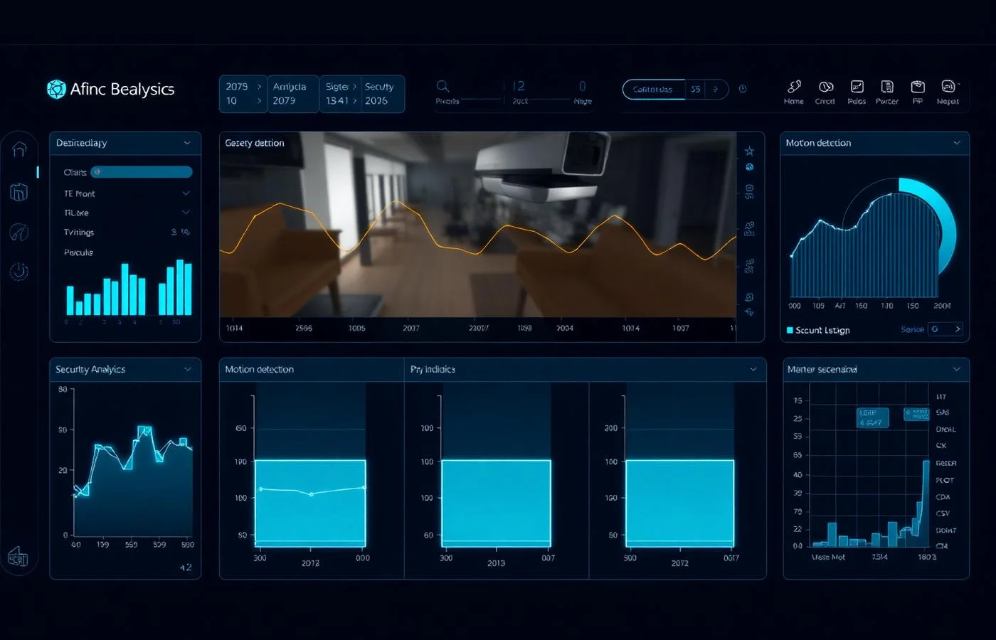 AI security analytics dashboard